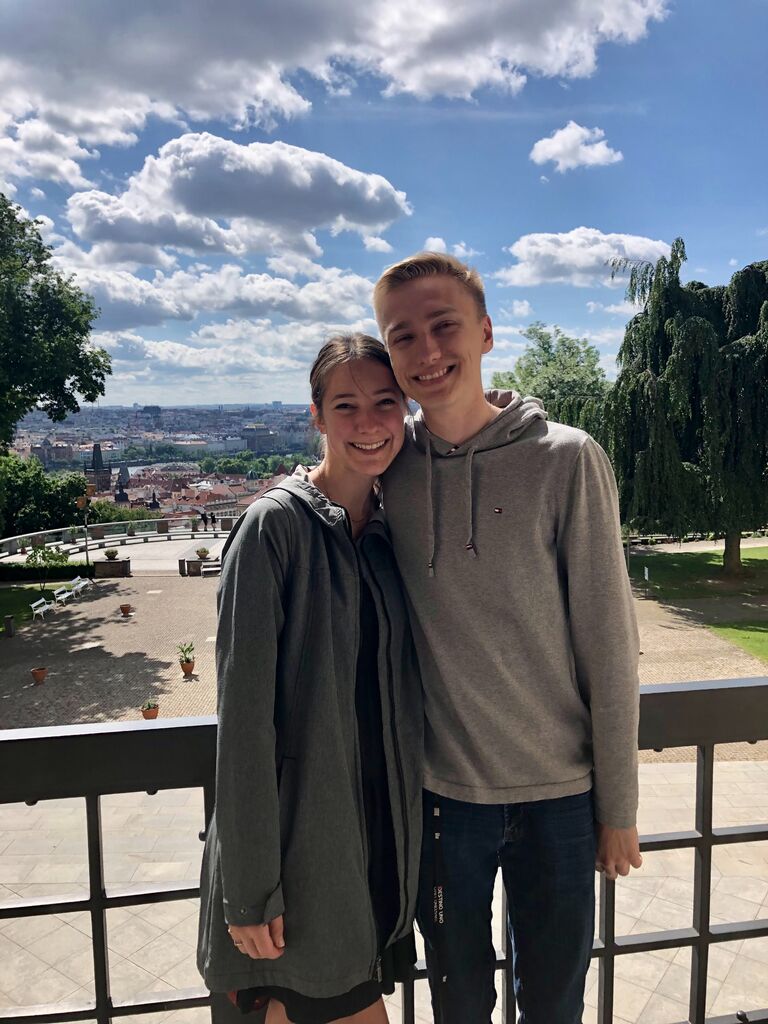That summer Concert Choir also got to go on tour to Czech Republic and Austria, to sing in beautiful churches and go sightseeing! We love Europe, and we can't wait to go again for our honeymoon :)