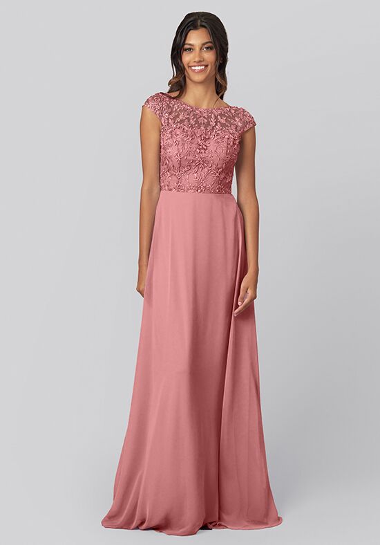 Old rose color outlet bridesmaid gown