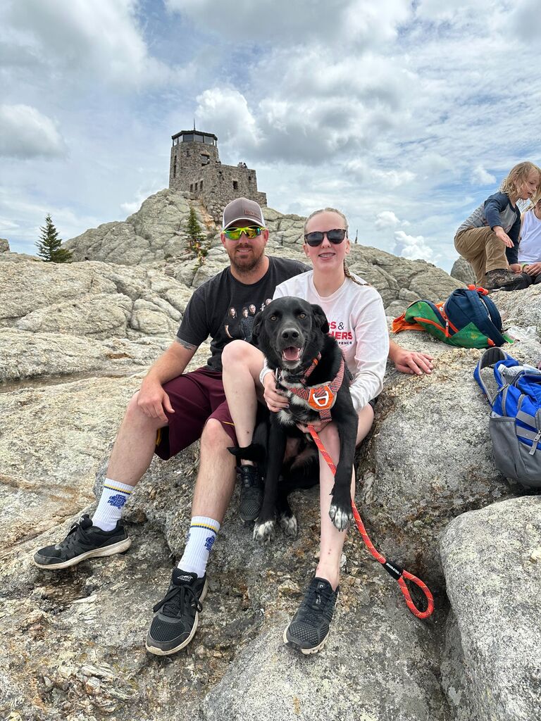 Spent Memorial Day weekend hiking Black Elk Peak! Hank joined in on the fun! 