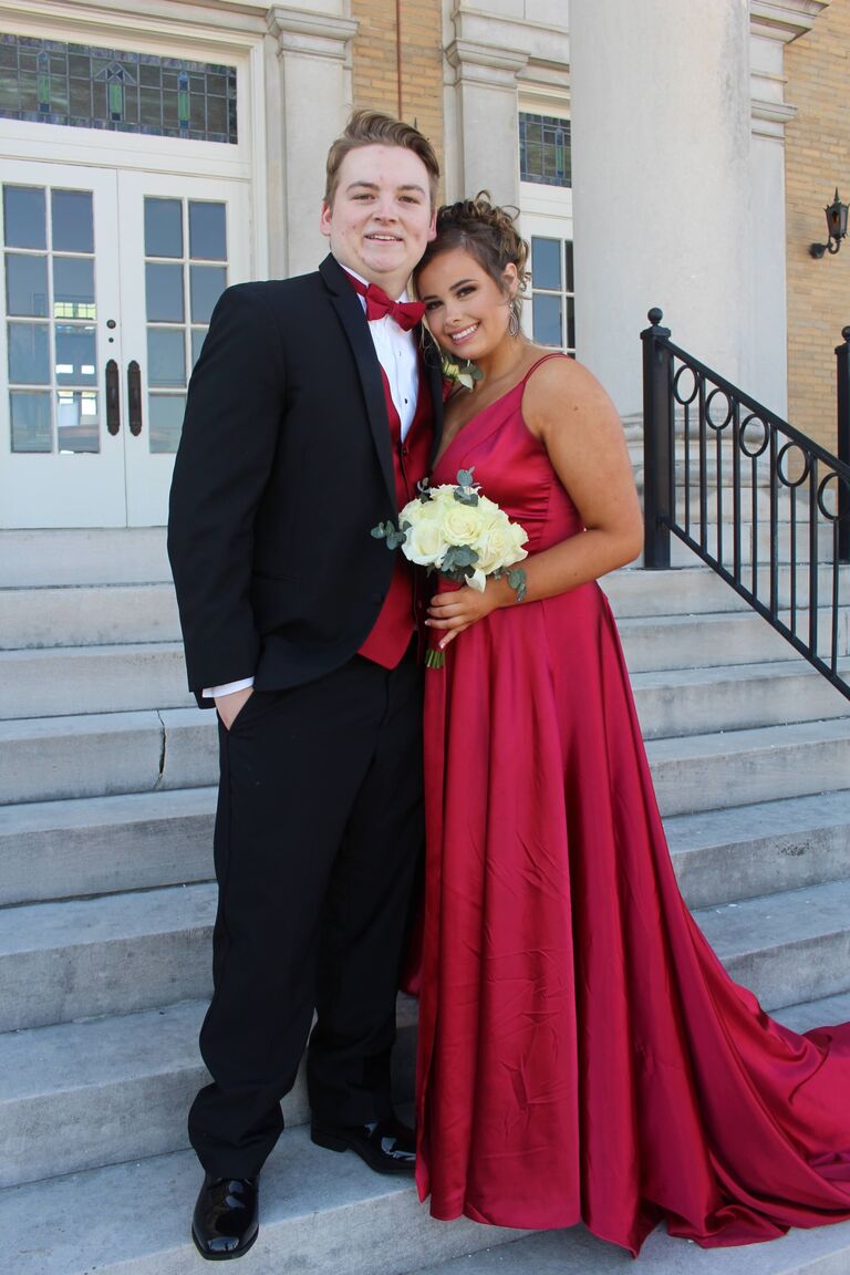 Katelyn's junior, Sam's senior, prom!