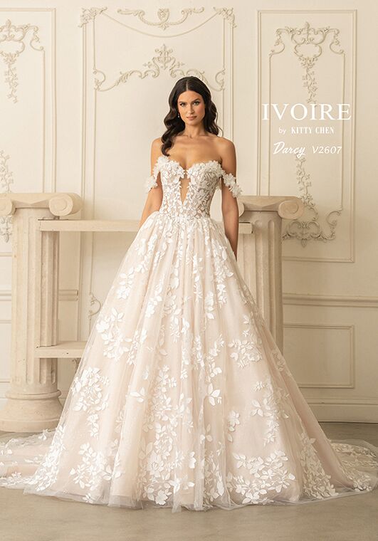IVOIRE by KITTY CHEN DARCY, V2607 Wedding Dress | The Knot