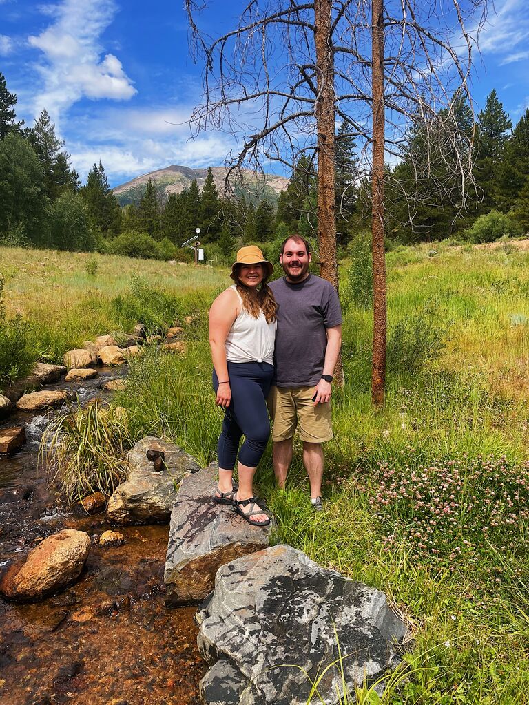 Nathan came to Colorado with Rachel's whole family. Many board games were played and many "uphill walks" were taken
