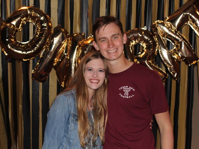 the Mohr's hosted our combined graduation party, but the most fun we had was hanging out together during setup and take down.