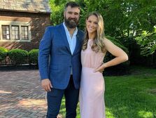 Jason Kelce and his wife Kylie McDevitt