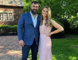 Jason Kelce and his wife Kylie McDevitt