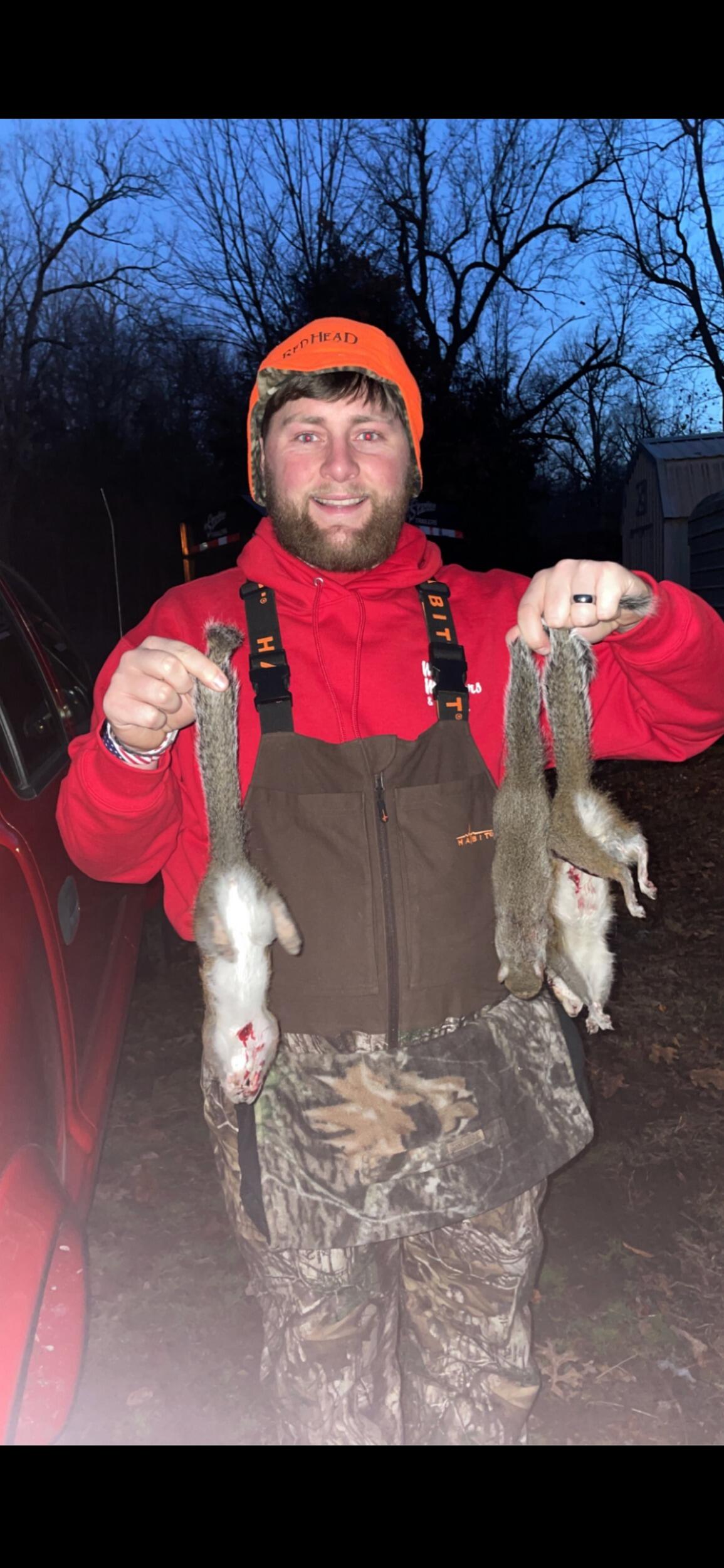 Thomas got a wild game cook book for his birthday... we made squirrel dumplings and they were amazing!
