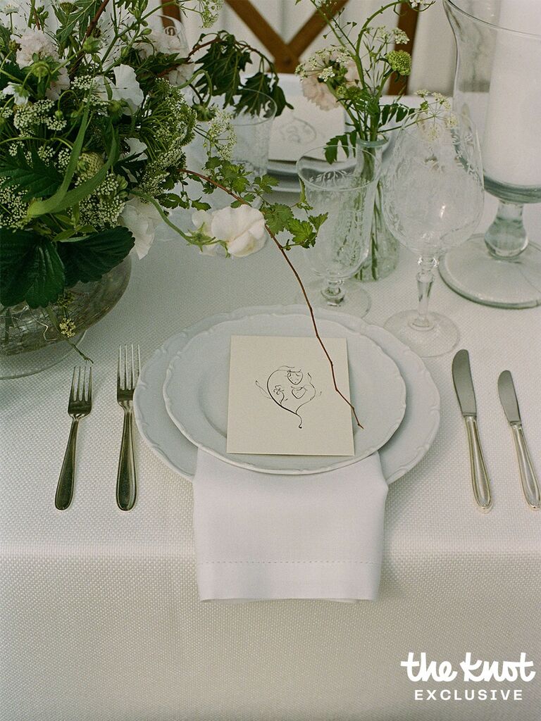 Tablescape at Matilda Djerf's engagement party