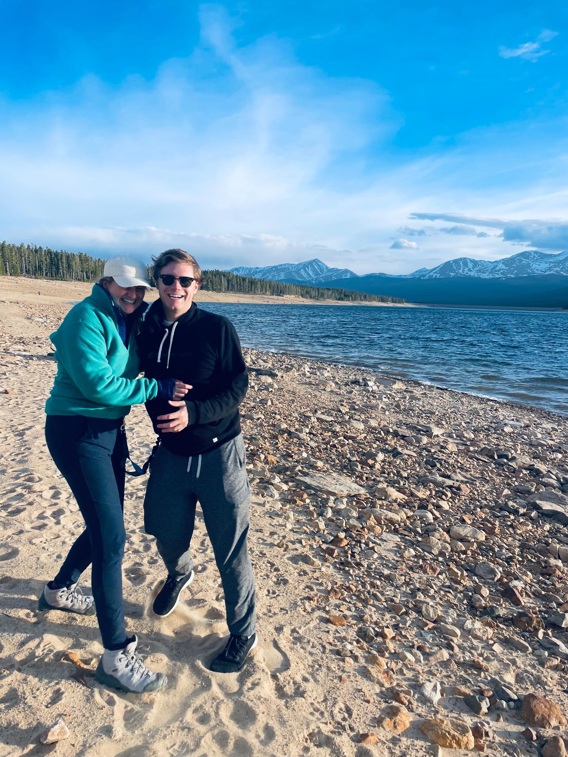 Camping together (an activity Jack has taught Mallory to love)