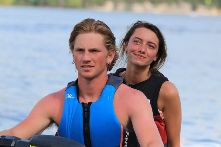 Athena's first vacation with Josh's family since dating. We enjoyed a nice jet ski ride at Table Rock Lake. 