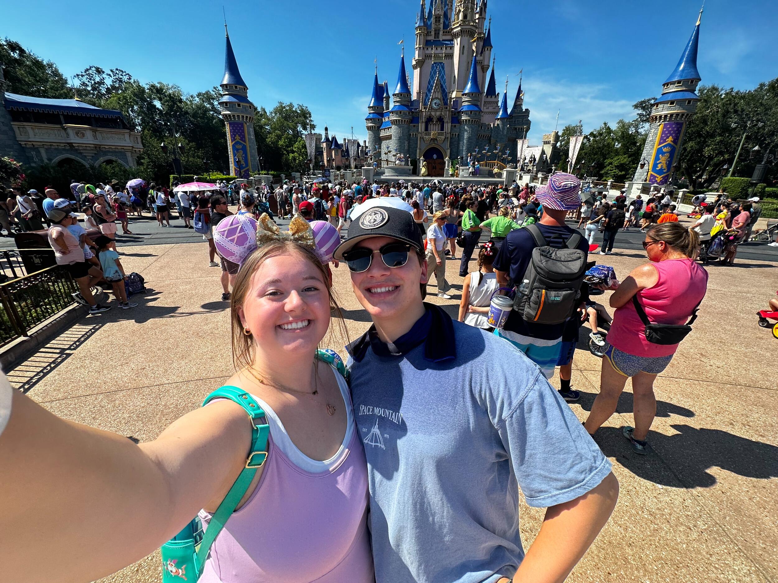 FIRST TIME IN DISNEY WORLD TOGETHER! 