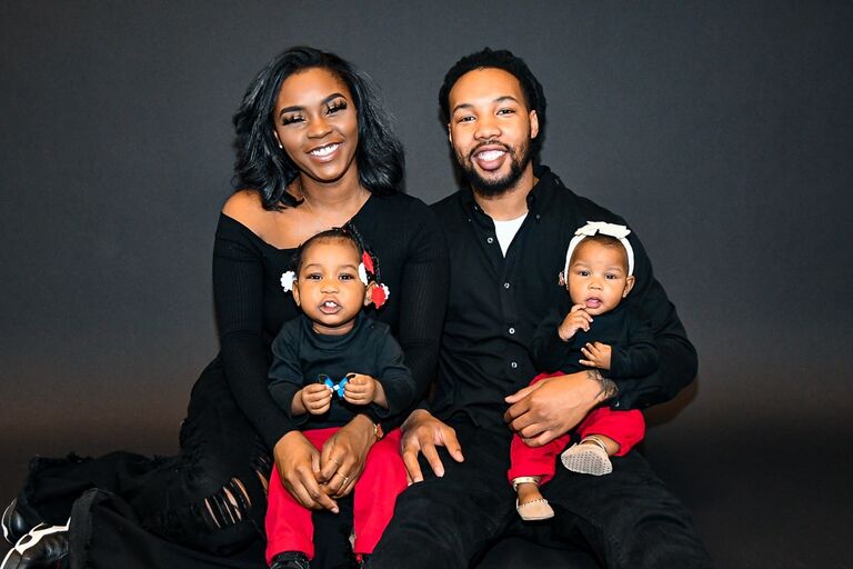 Our first family photo as a family of 4!