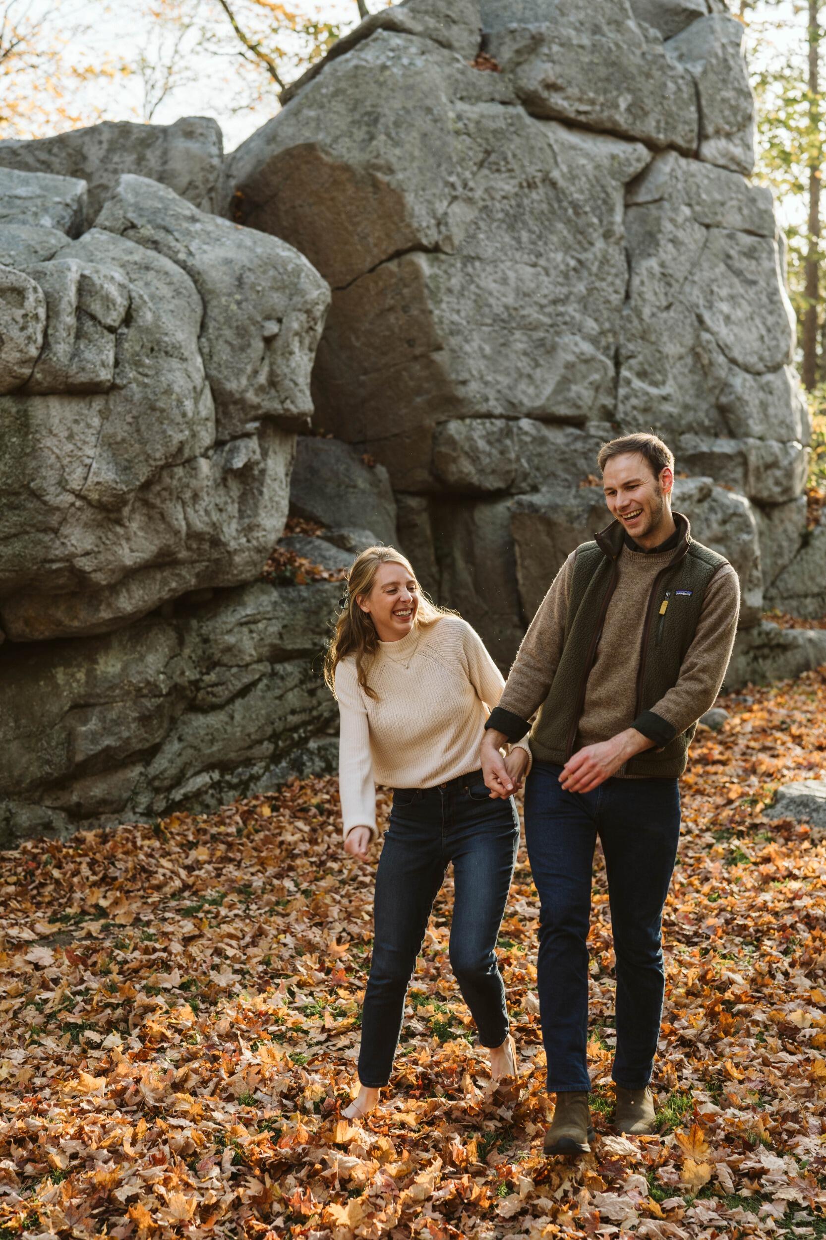 John and Nora take engagement pictures at Rib Mountain State Park. Below are some of the previously unseen "blooper" photos. 