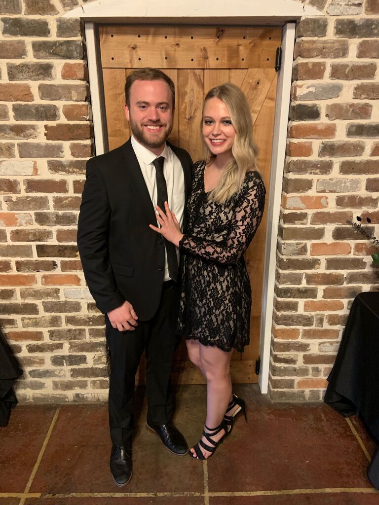 They went to their first wedding together…