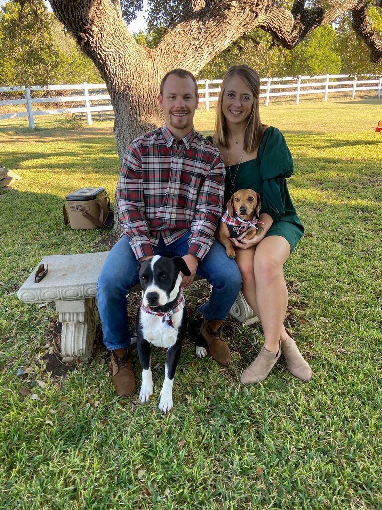 Christmas eve with Tucker and Rocco