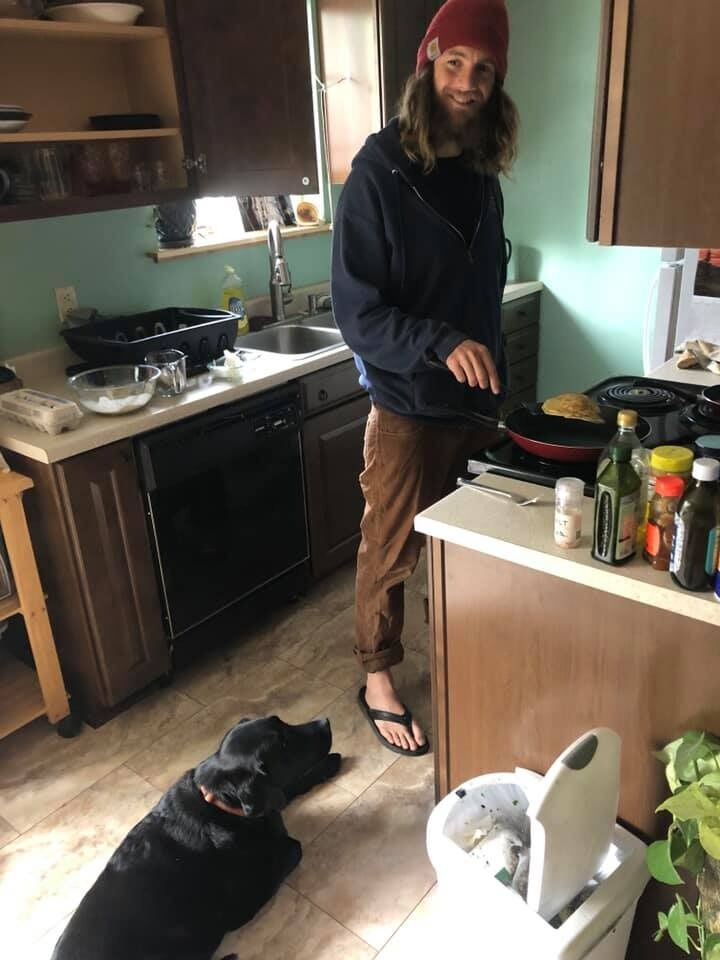 One of our first breakfasts in our Oregon rental house. During the height of travel restrictions, Jamie officially moved to Oregon and I followed him a few days later. 