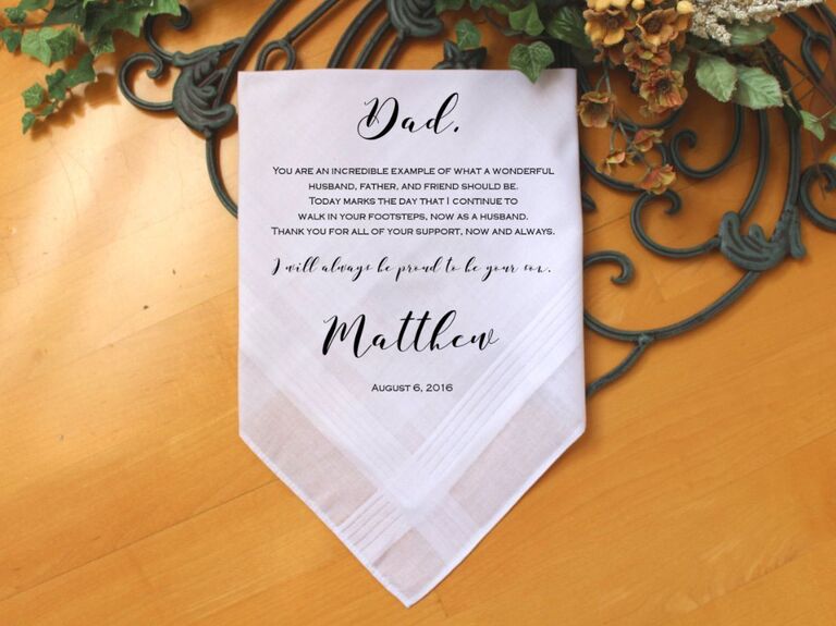 Mother of the Bride Handkerchief