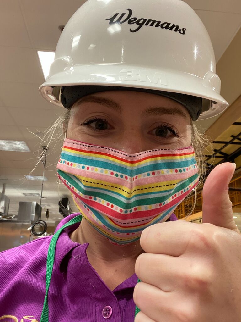 The only proof that Darienne worked for Wegmans in the bakery from May  - September 2020...an essential business during the pandemic when all other job leads were nonexistent. 