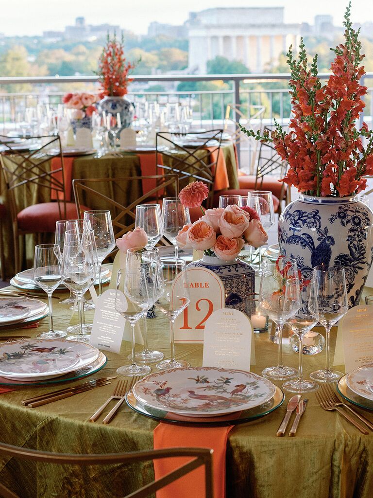 Vase cluster florals