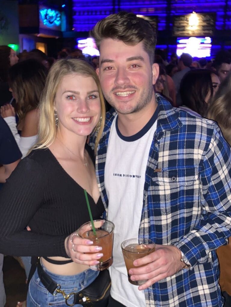 Sara and Spencer's first picture together