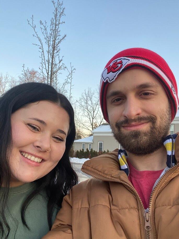 This is the first day we met. We met as friends.  He made me pizza, we played Super Smash Bros. (Bailee won, haha), and we went on a walk.  The next day we messaged each other and knew that we couldn't just be friends.