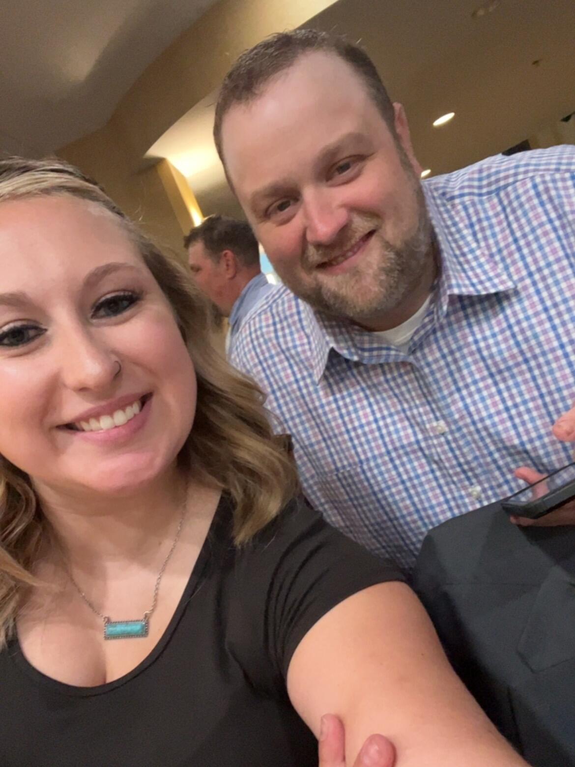 Our first wedding together