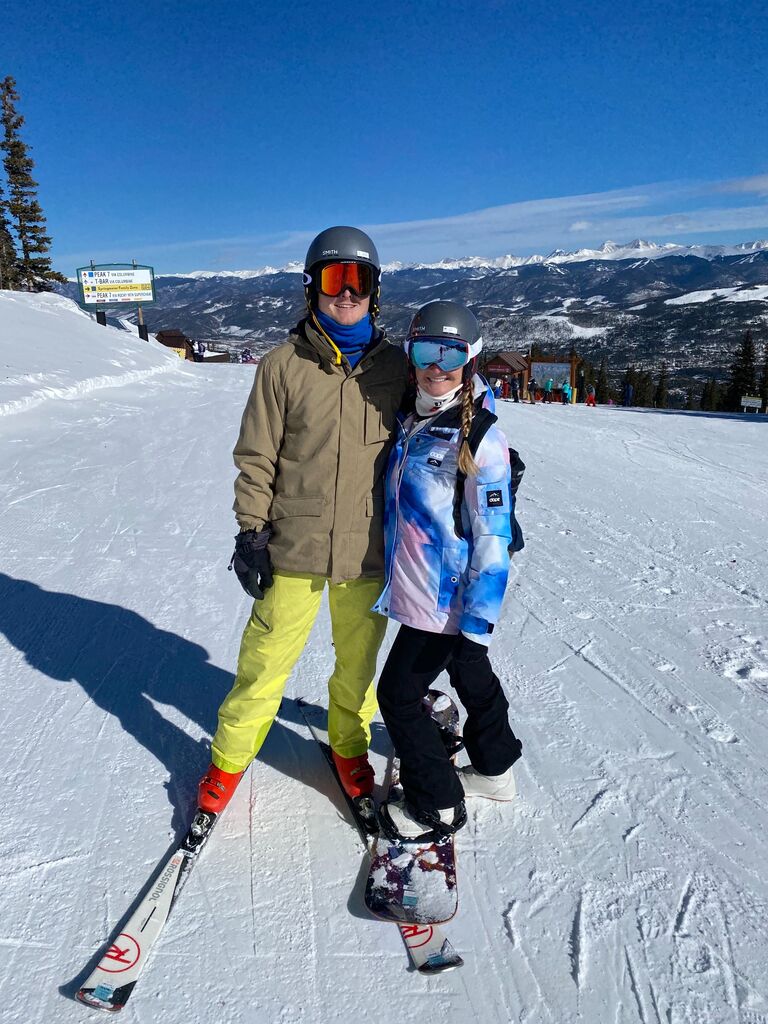 First ski trip together