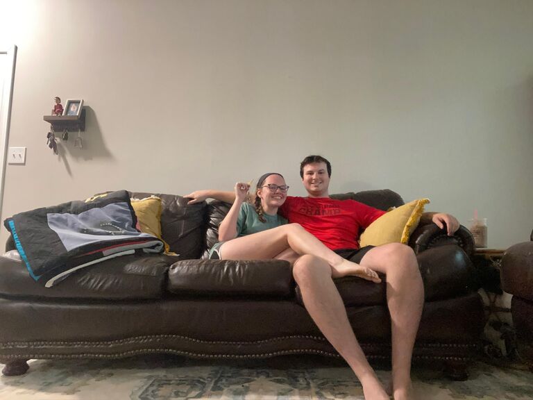 Officially moved in together, no more long distance!
