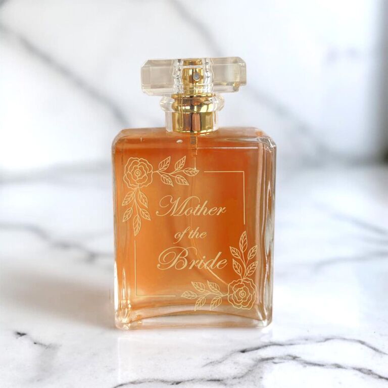 Engraved perfume bottle
