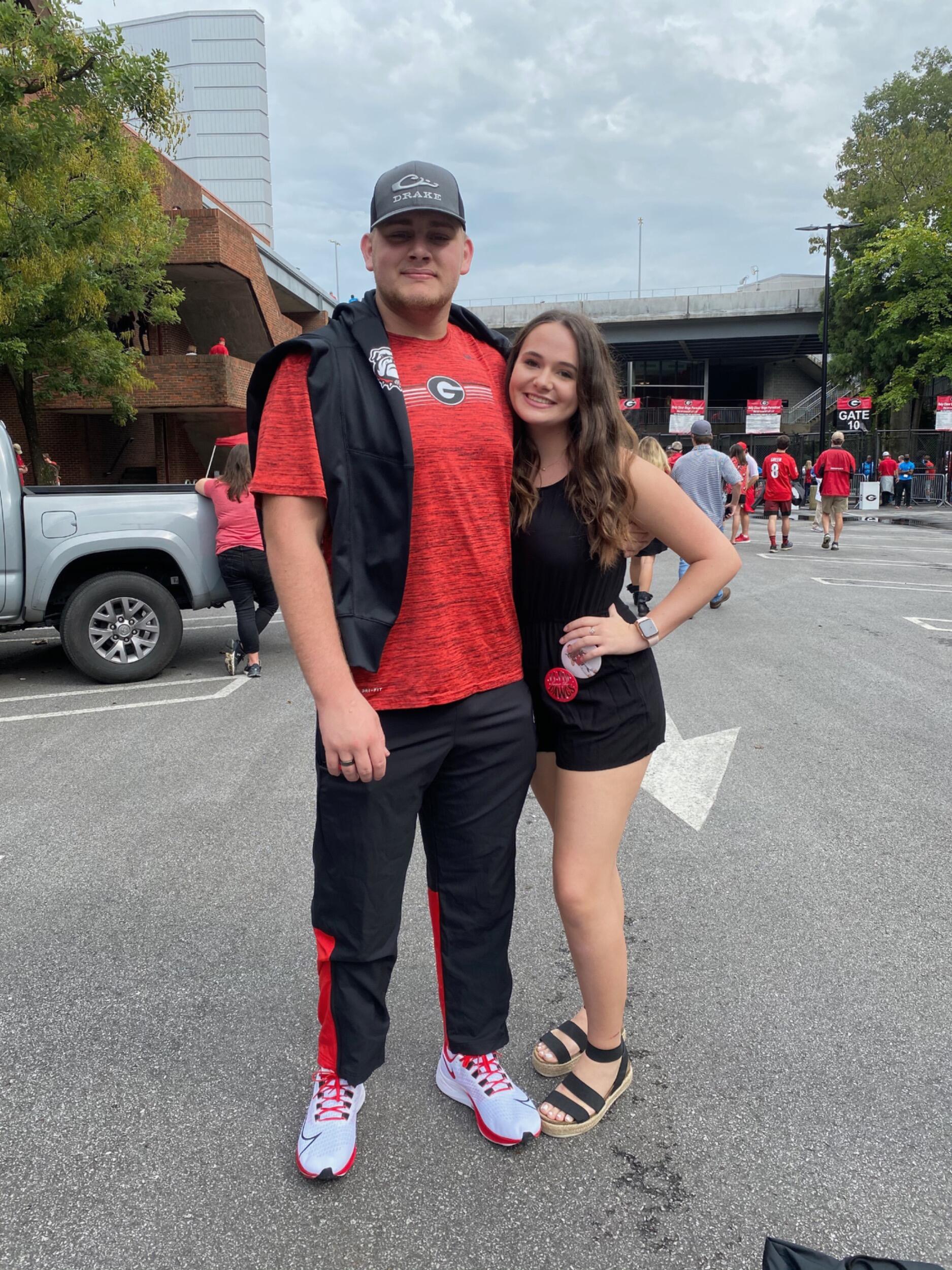 Our first UGA game day!