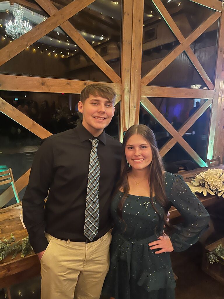 Us at a wedding
