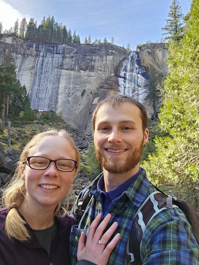 Yosemite & Sequoia National Parks...Enjoying our engagement amidst the picture-perfect scenery of the Sierra Nevada Mountains. A black bear even visited to celebrate with us!