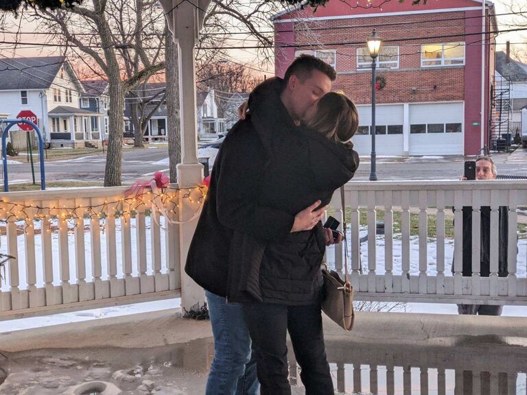 The day he proposed!