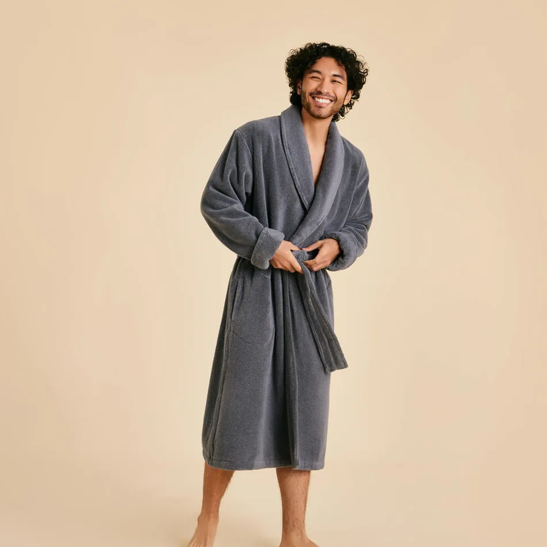 Brooklinen cotton bathrobe