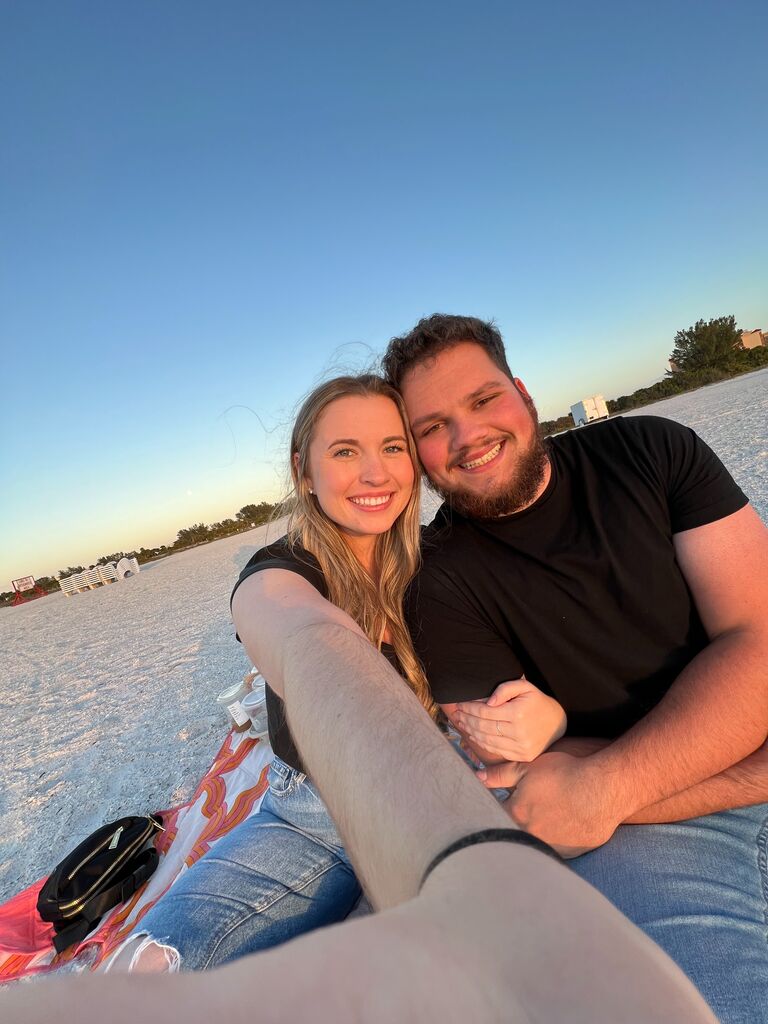 Brooke and Caleb went on a beach picnic date to celebrate Caleb's birthday. This was also the day that Caleb told Brooke that he loved her!