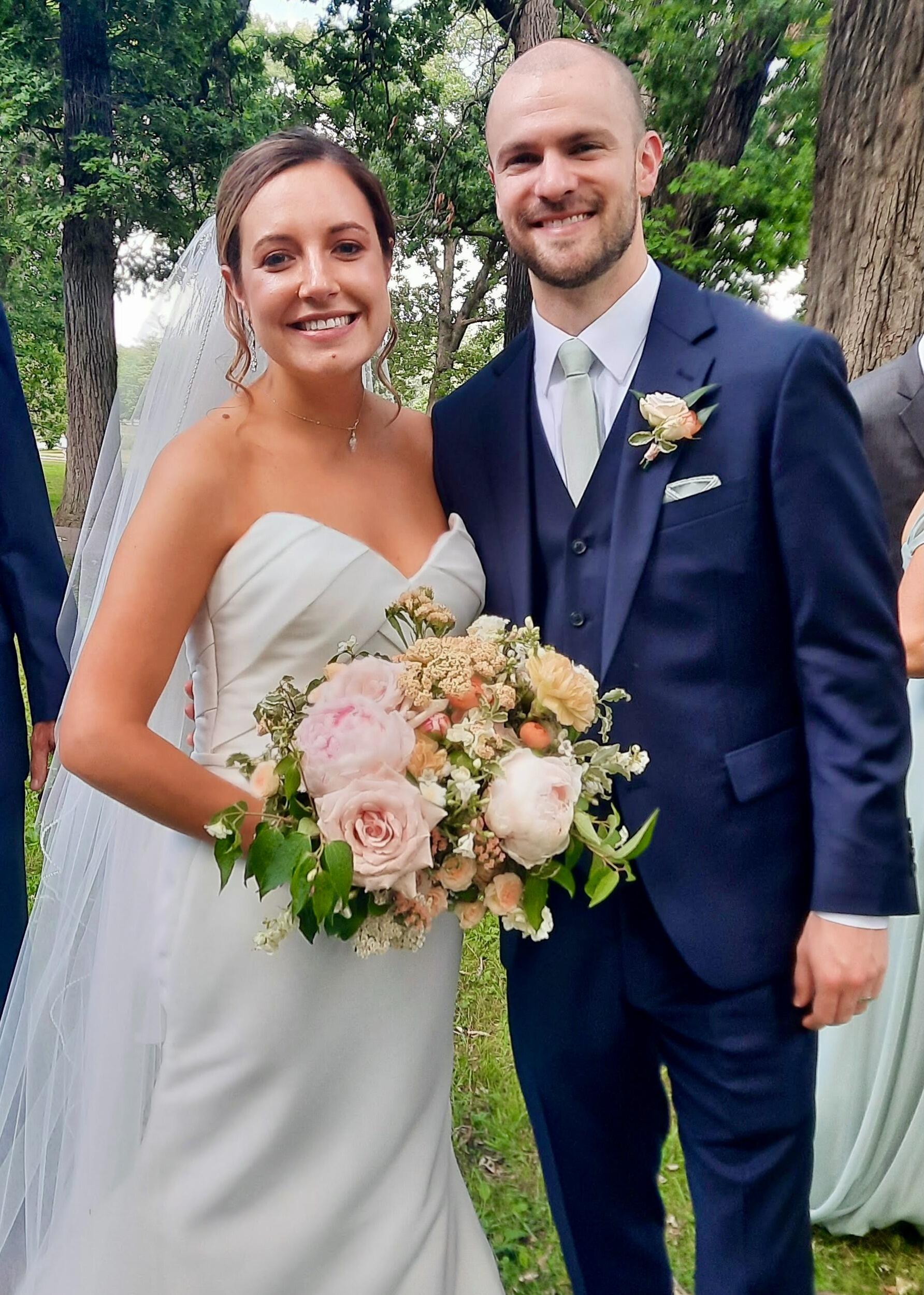 Our wedding day - Batavia, IL
