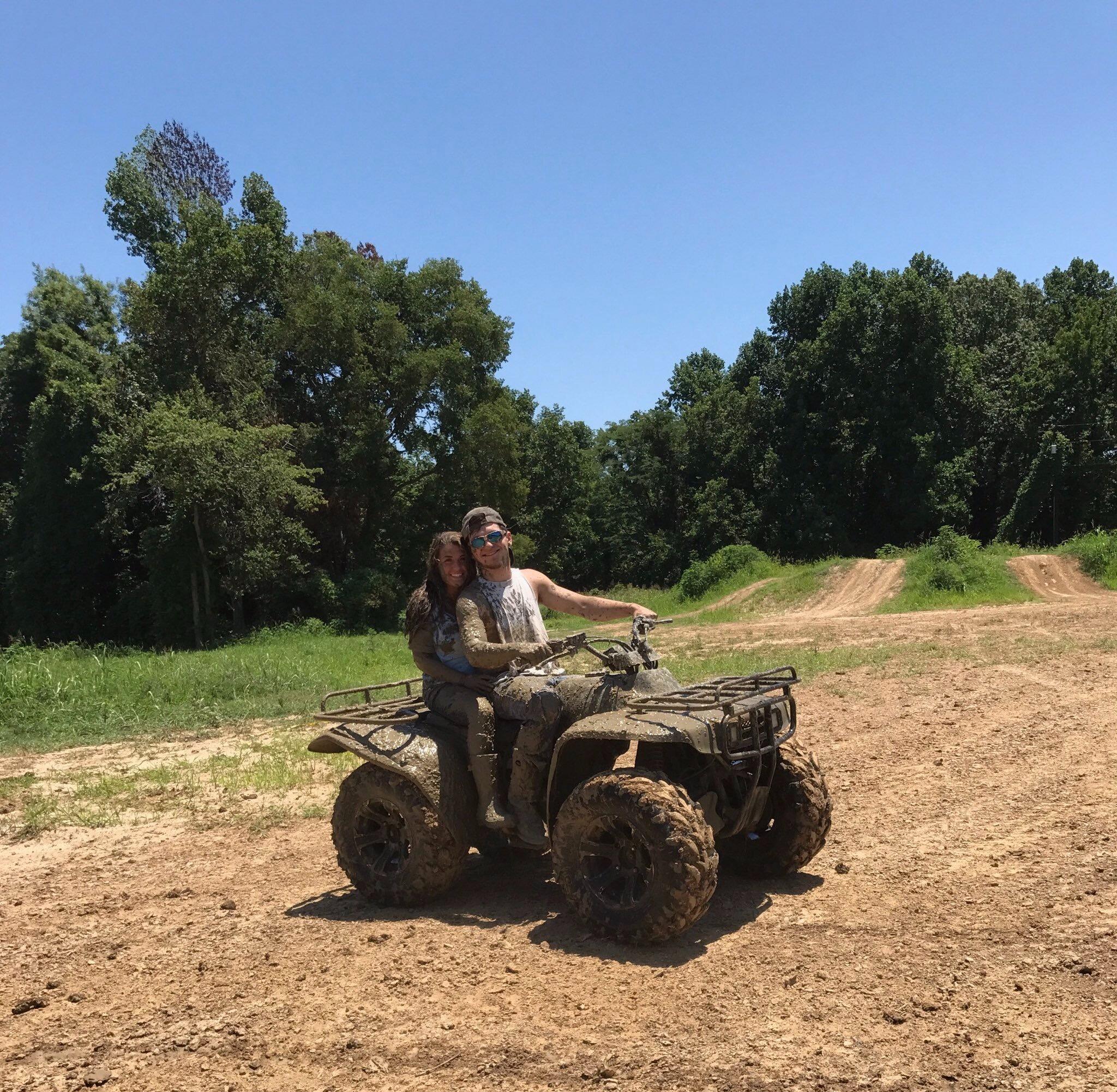 The day Luke and Gabby met. Gabby remembers telling one of her best friends Jordan Baum "I think I met the person I am going to marry." 