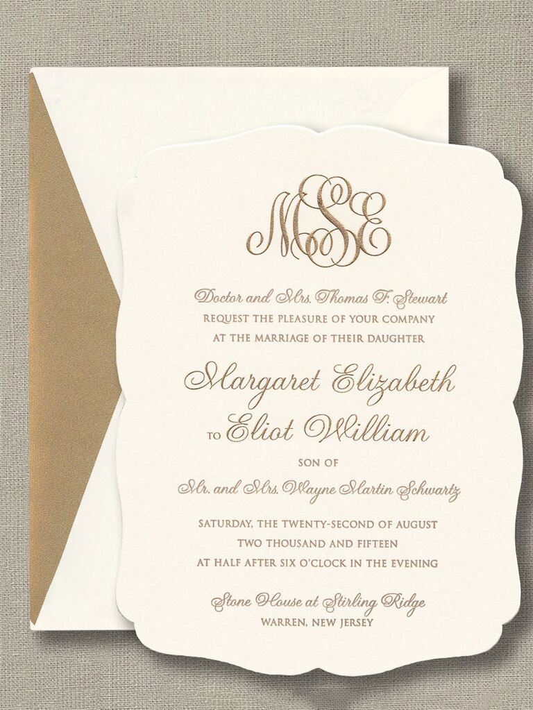 engraved invitations