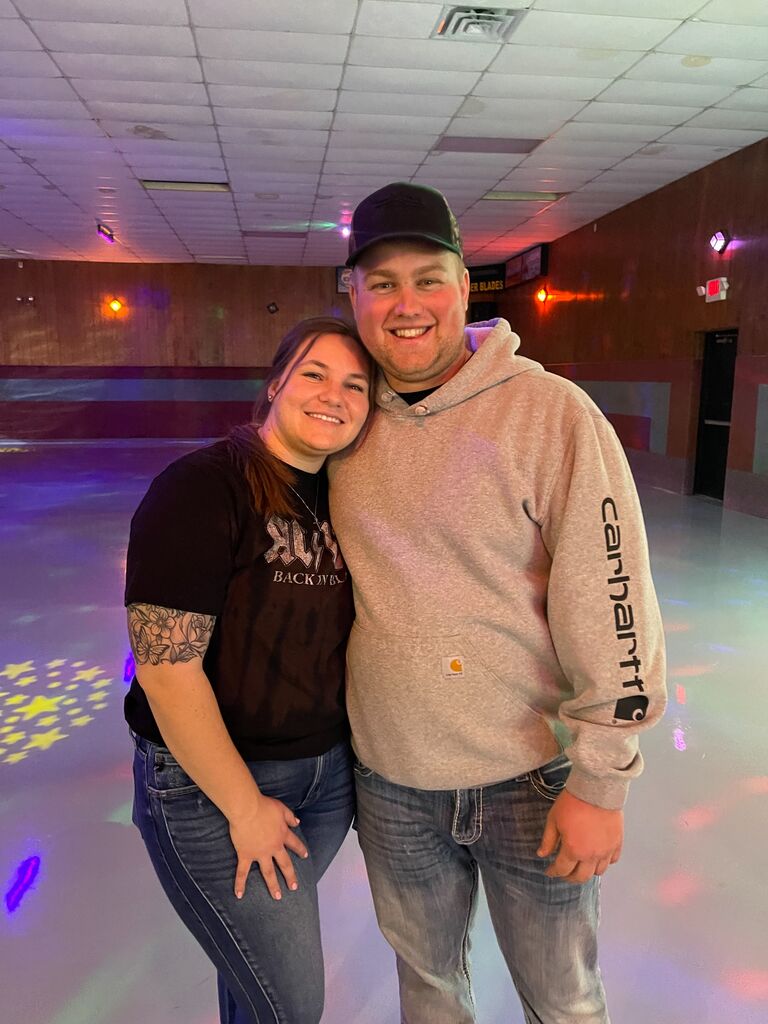 First outing as boyfriend and girlfriend. Roller Skating!