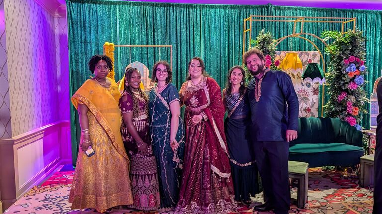 Our first wedding