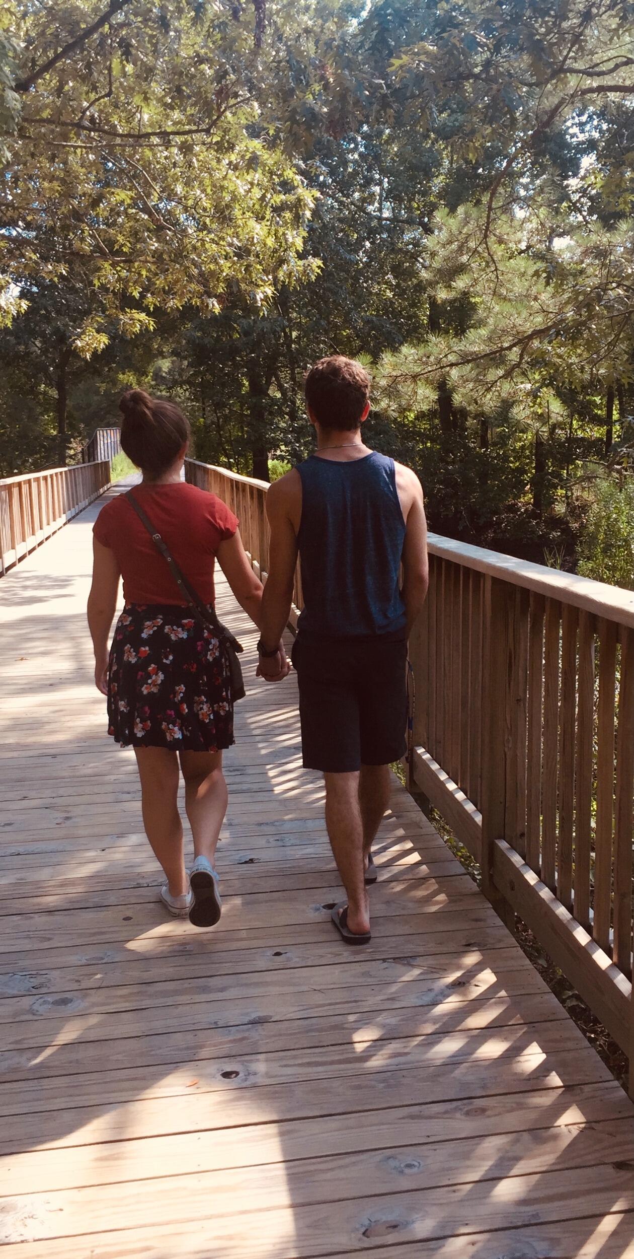 One of the couple's first pictures! This was just a month and a half after they began dating!