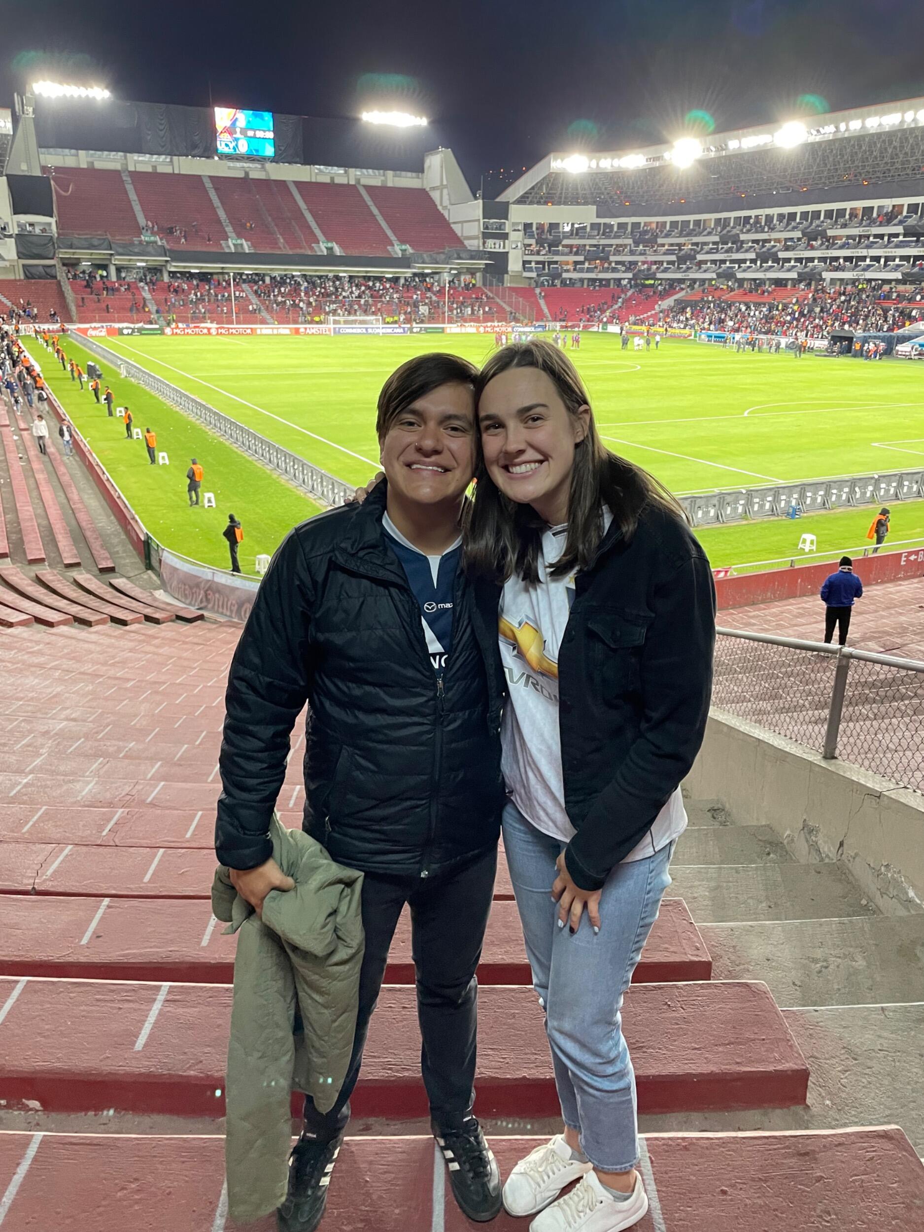 First time at Liga's stadium!