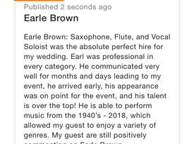 Earle Brown: Saxophone, Flute, & Vocal Soloist - Saxophonist - New Orleans, LA - Hero Gallery 4