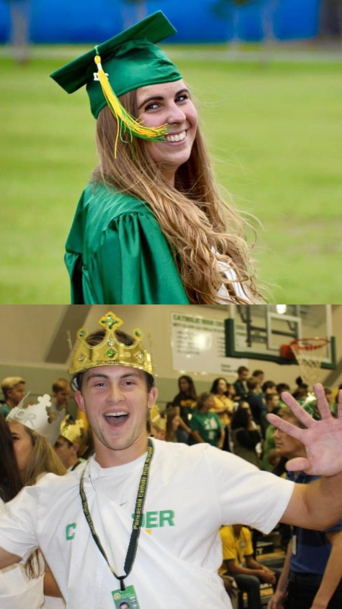 Graduated from Catholic and went off to different colleges - Mississippi State and Coastal Alabama. 