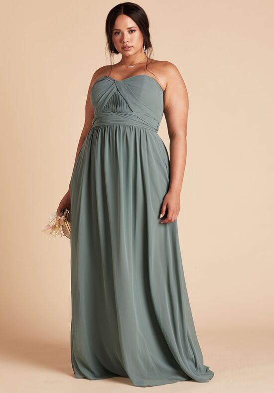 Grace Convertible Chiffon Bridesmaid Dress in Sea Glass