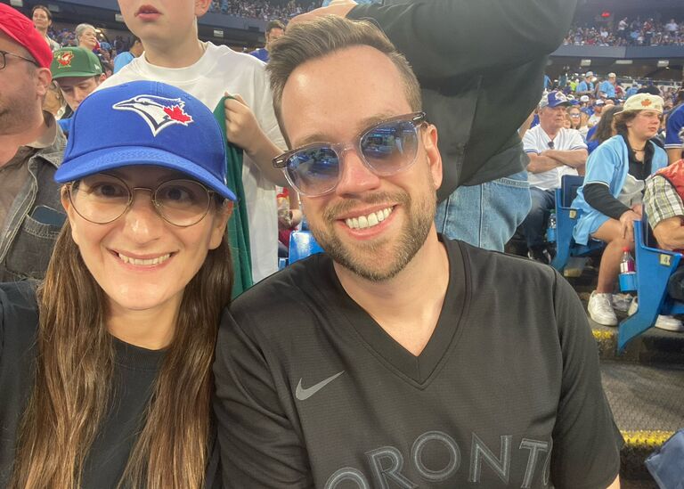 One of many Jays games - thanks for the tickets Gary!
