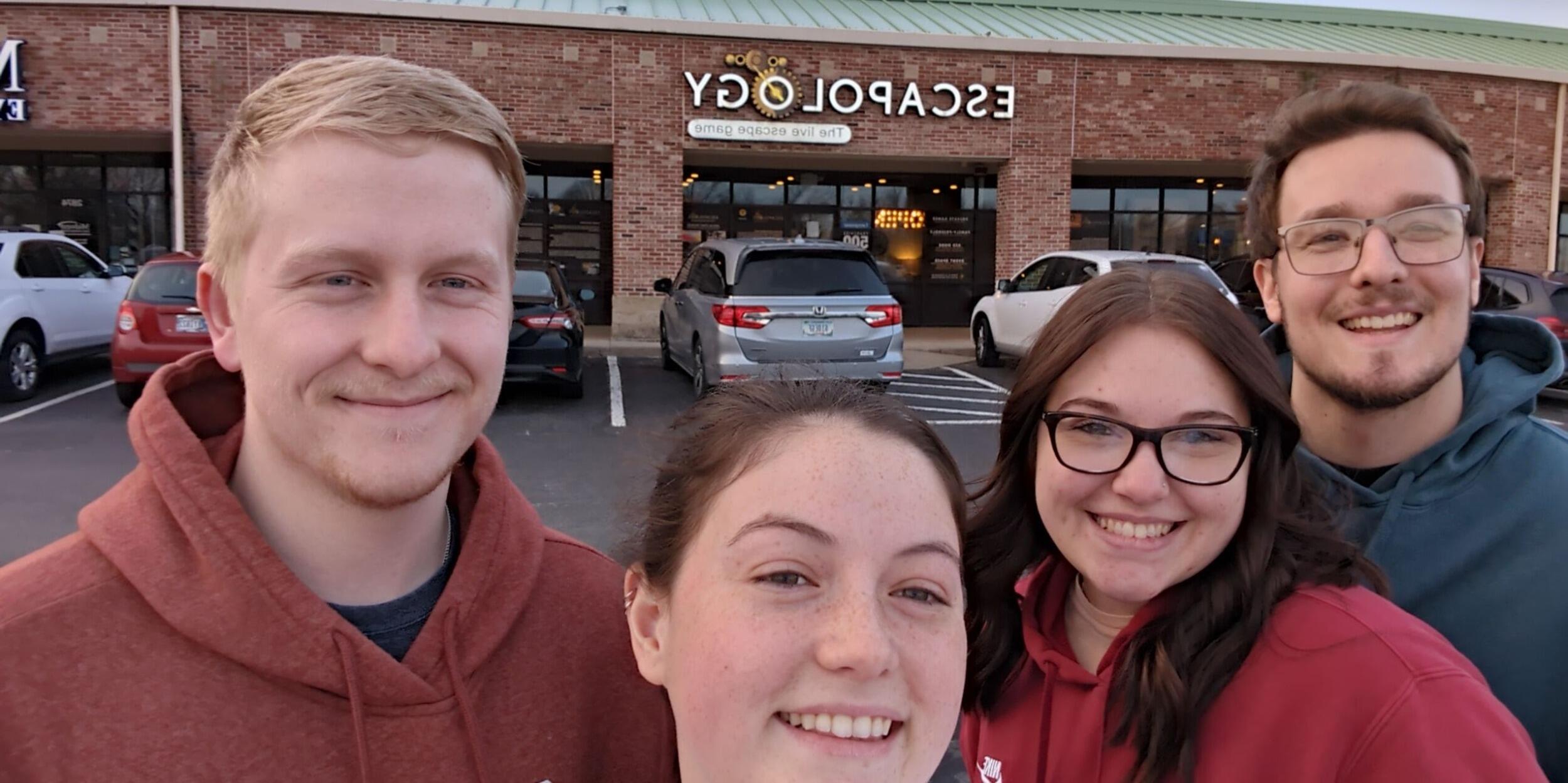 First escape room with Jarred and Aria