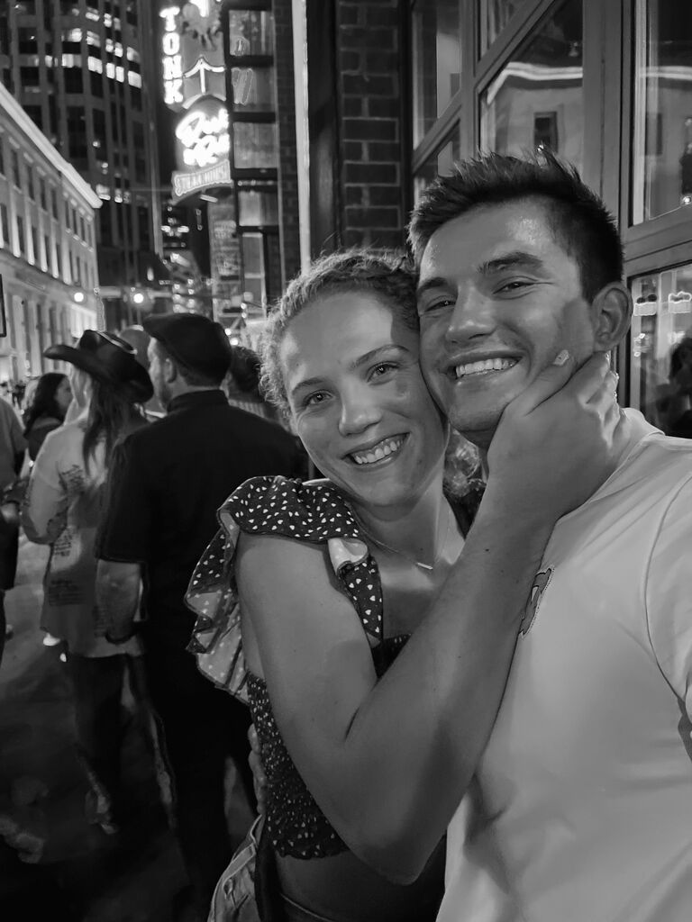 Andy and Baylee finally live together in Nashville, TN for the first time.  They both have started their careers in Nashville and live close to many of their family and friends.  They are living their best lives together in Nashville. 