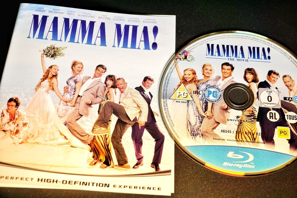 Mamma Mia DVD and case
