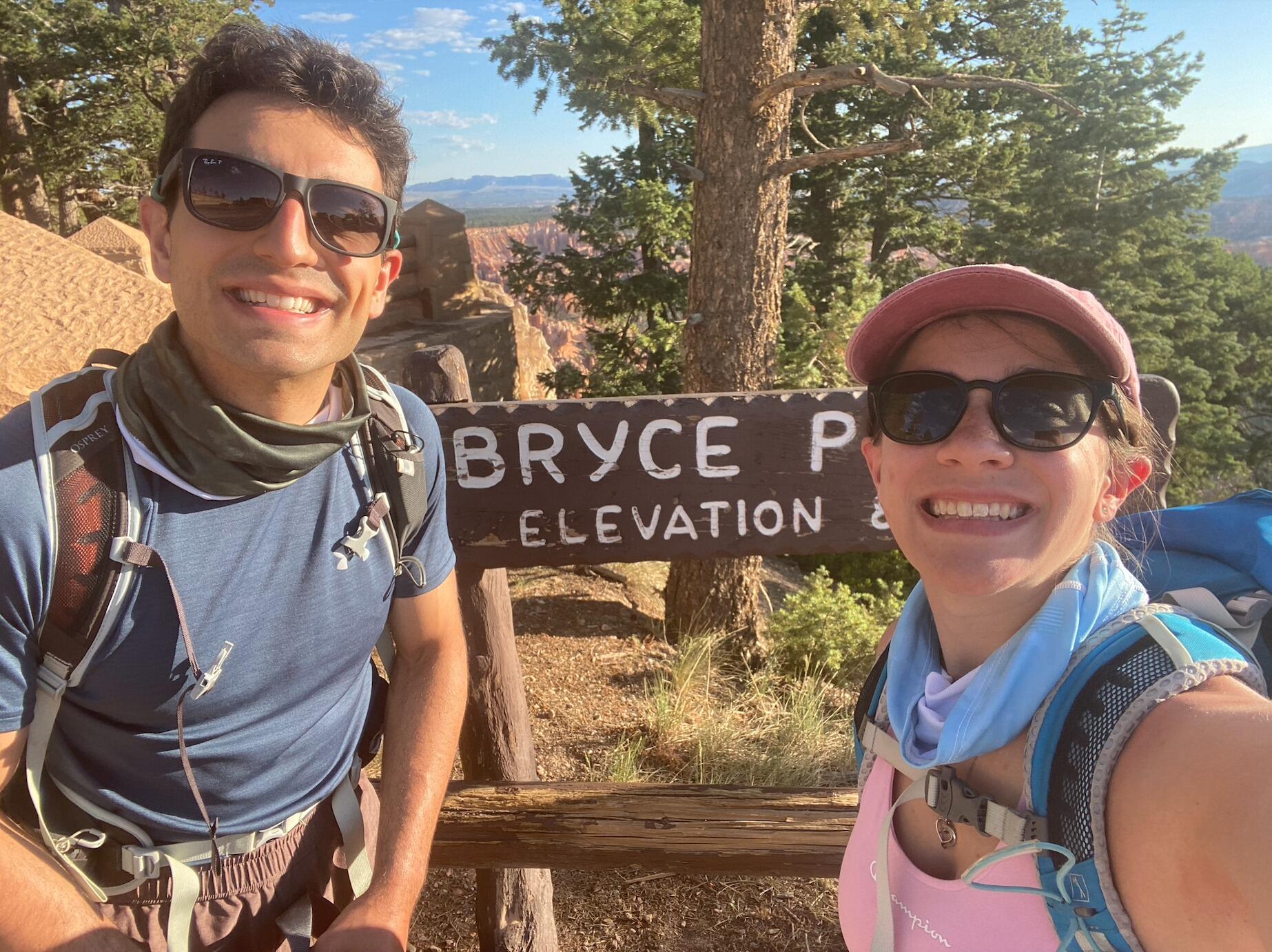 Our first trip together was to Bryce Canyon and Zion National Park! We hiked over 60 miles and didn't fall off of Angel's Landing!