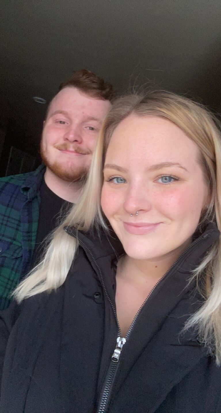 In our first apartment!